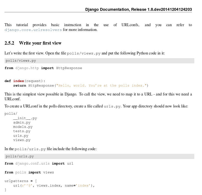 Code Snippets Display Without Formatting In Pdf Version Of The Docs Django